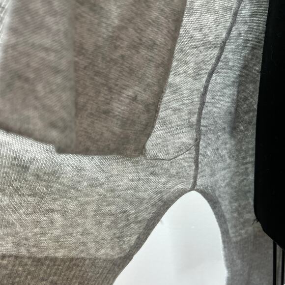 J.Crew Light Gray Open Front Long Duster Cardigan Sweater Pockets LS Size XXS - Picture 6 of 12